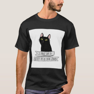 T-shirt Salem Saberhagen - citation de chat noir