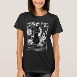 T-shirt Salem Witch Bookish Retro Halloween Blac