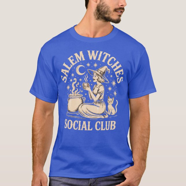 T-shirt Salem Witches Social Club (Devant)