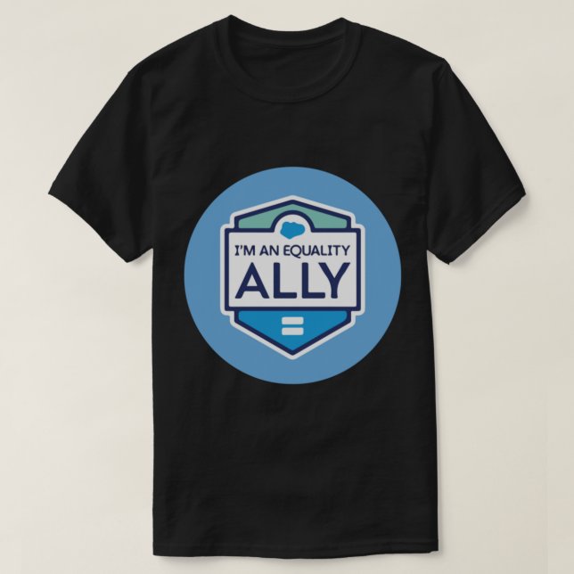 T-shirt Salesforce I_m An Equality - Salesforce pionnage (Design devant)
