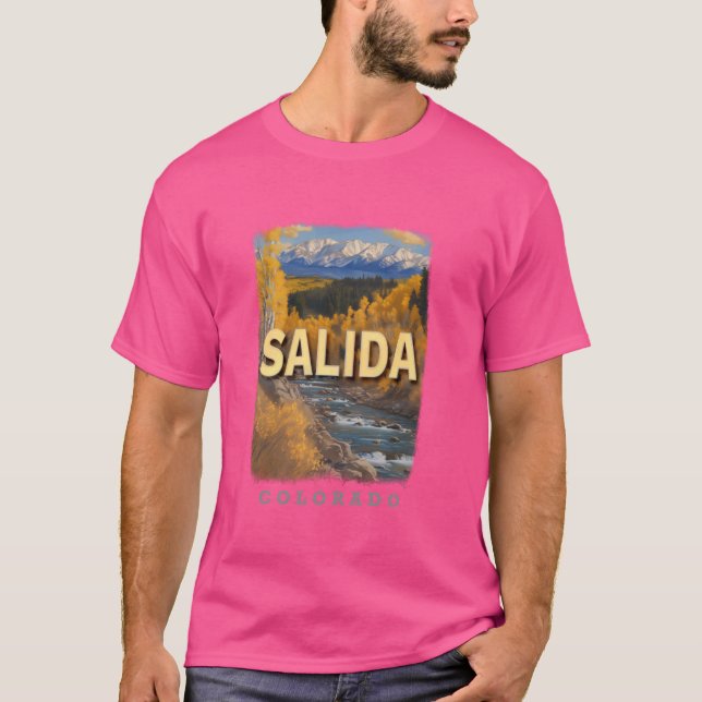 T-shirt Salida Colorado CO Mountain Majesty SD860 (Devant)