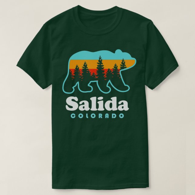 T-shirt Salida Colorado Oear Salida Colorado (Design devant)