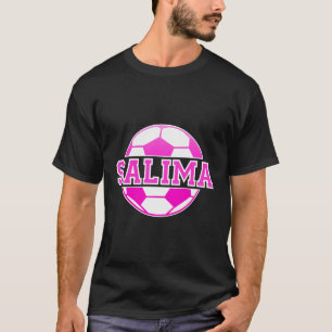 T-shirt Salima Nom Filles Football Jouer Football Sport Ve
