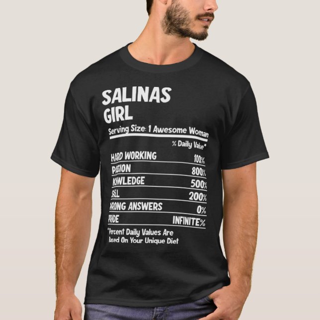 T-shirt Salinas Girl (Devant)