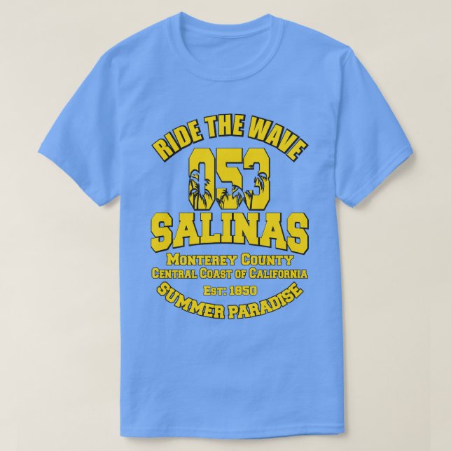 T-shirt Salinas Monterey County California (Design devant)