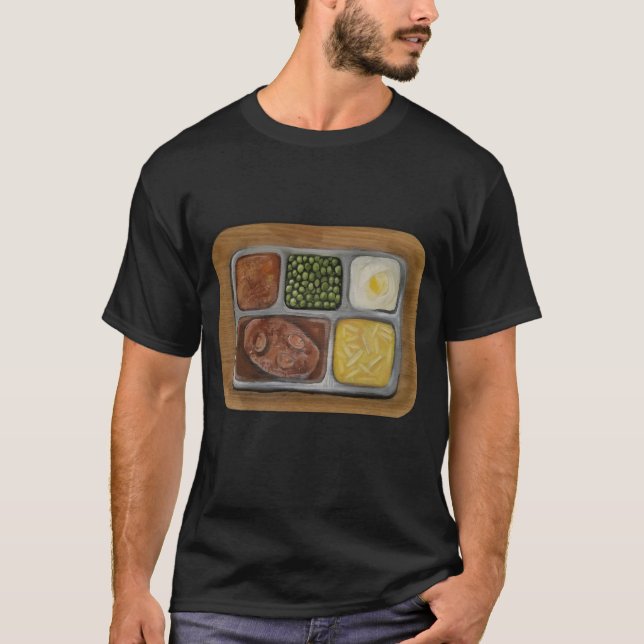 T-shirt Salisbury Steak TV Dinner Shirt (Devant)