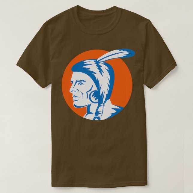 T-shirt Salish de la côte amérindienne 4 (Design devant)