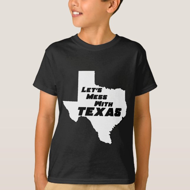 T-shirt Salissons avec le blanc du Texas (Devant)