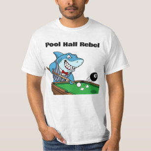 T-shirt Salle de Billard Drôle Rebelle