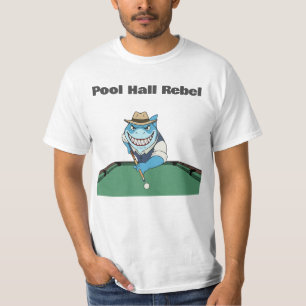 T-shirt Salle de billard drôle rebelle masculin hommes