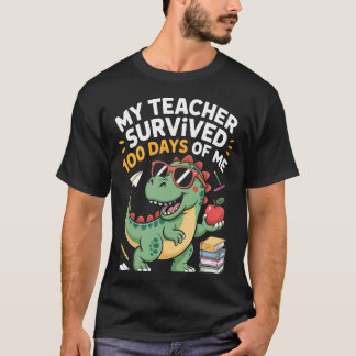 T-shirt Salle de classe amusante Mon professeur a survécu