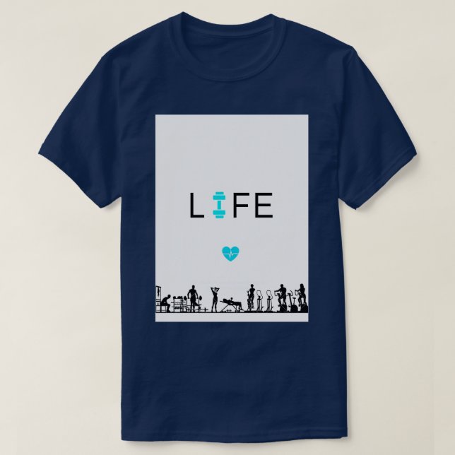 T-SHIRT SALLE DE FITNESS (Design devant)