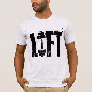 T-SHIRT SALLE DE FITNESS AVEC ASCENSEUR