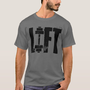 T-SHIRT SALLE DE FITNESS AVEC ASCENSEUR