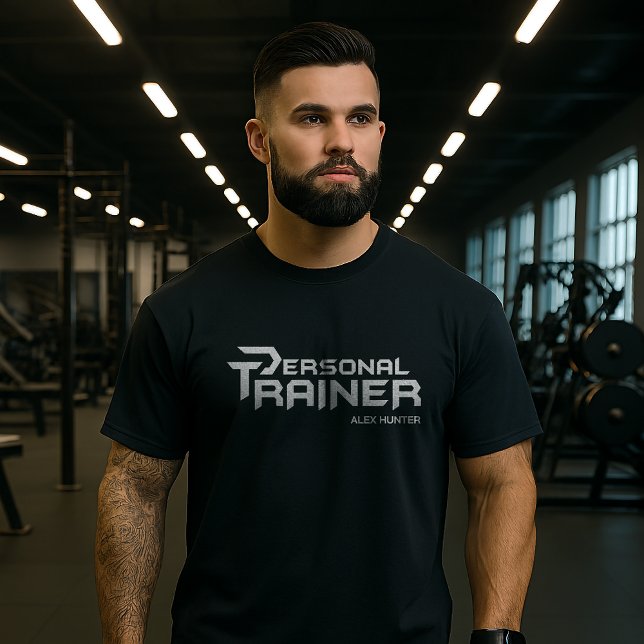 T-shirt Salle De Fitness De L'Entraîneur Personnel Personn (Créateur téléchargé)