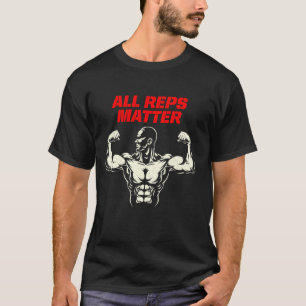 T-shirt Salle De Fitness De Tous Les Représentants