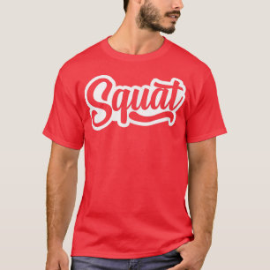 T-shirt Salle De Fitness Mens SQUAT Fitness entraînement B