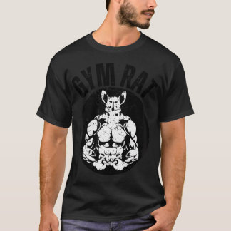 T-shirt Salle de gym Rat Bodybuilding Entraînement Fitness