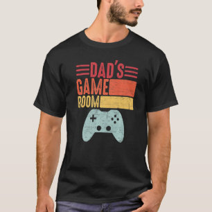 T-shirt Salle de jeu de papa citation en détresse vintage