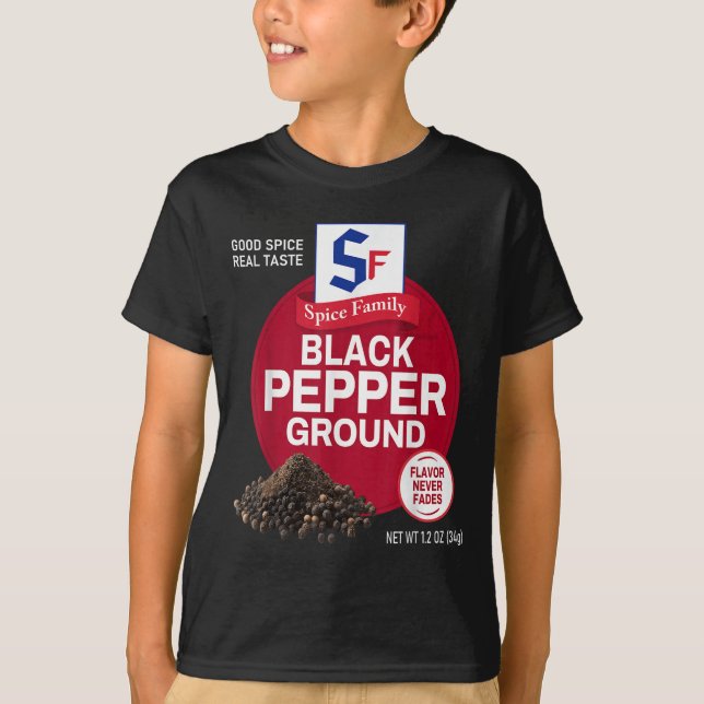 T-shirt Salle de jumelage de la famille du groupe Sce Poiv (Devant)