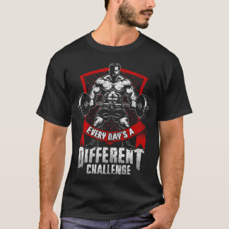 T-shirt Salle de musculation pour l'haltérophilie Chaque j