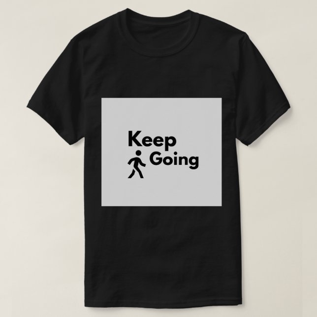 T-shirt Salle de musculation Powerlifting Continuez (Design devant)