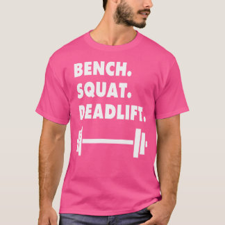 T-shirt Salle de sport Deadlift Fitness Gym Poids Lifting