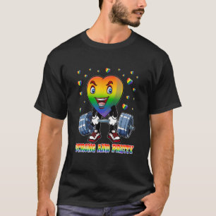 T-shirt Salle De Sport Fort Et Joli Gay pride, Entraînemen