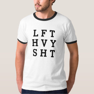 T-shirt Salle de sport Levage Poids Lourds Entraînement Mu