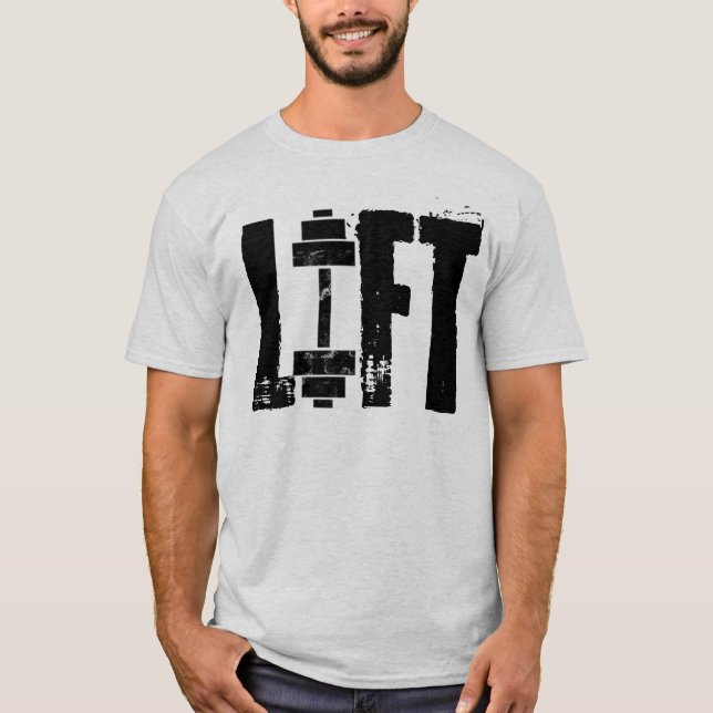 T-SHIRT SALLE DE SPORT LIFT (Devant)