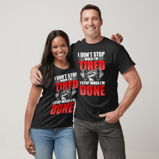 T-shirt Salle de sport sans excuses Motivation Workout