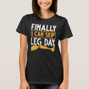 T-shirt Salle de sport Santé Jambe Prothétique Enfin Je Pe