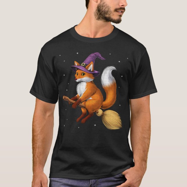 T-shirt Salle d'équitation Fox Witch (Devant)
