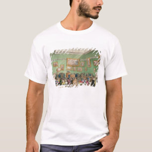 T-shirt Salle des ventes de Christie, aquatinted par J.