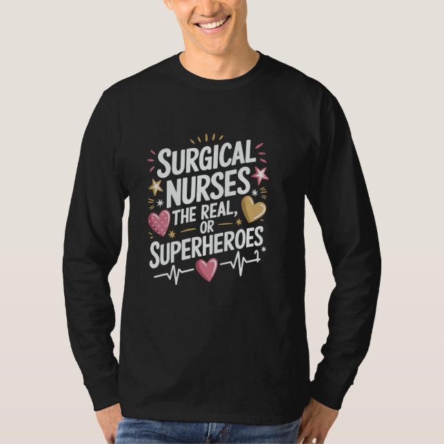 T-shirt Salle d'opération de la SICU Infirmière Conception (Devant)