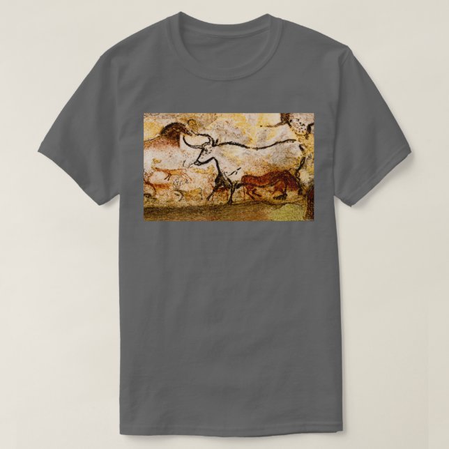 T-shirt Salle Lascaux des Bulls Aurochs (Design devant)