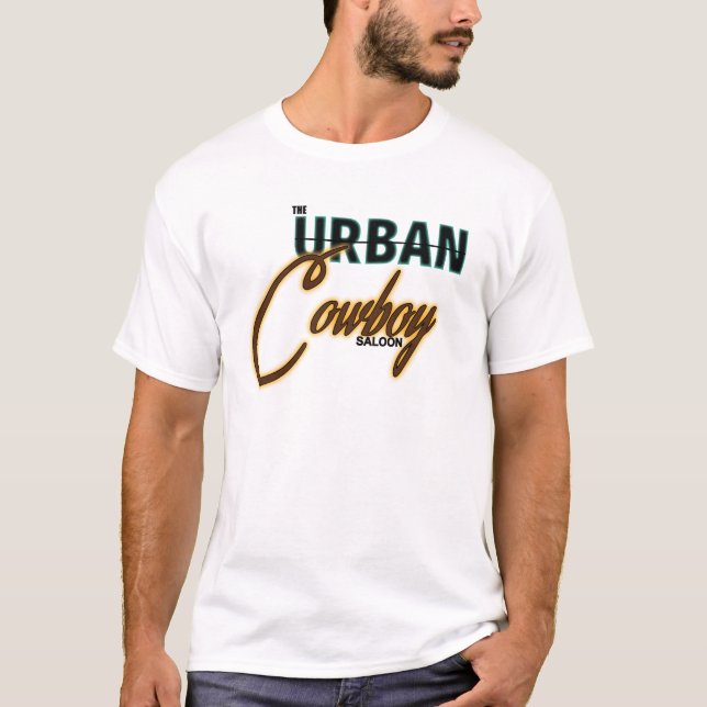 T-shirt Salle urbaine de cowboy (Devant)
