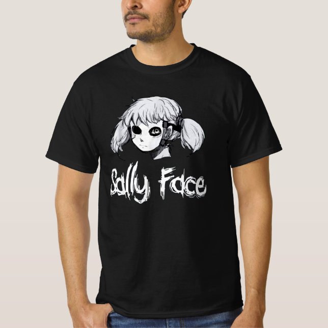 T-shirt Sally face vintage (Devant)