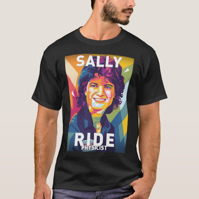 T-shirt Sally Ride (Devant)