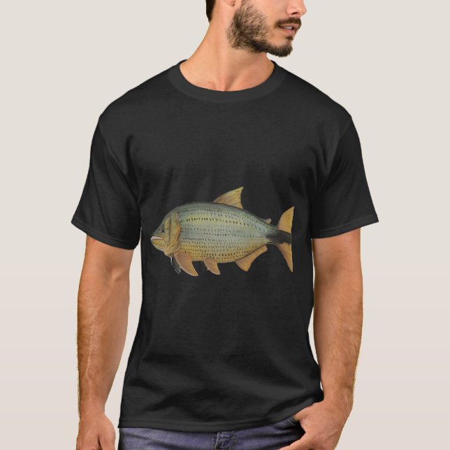 T-shirt Salminus maxillosus poisson aquarelle (Devant)
