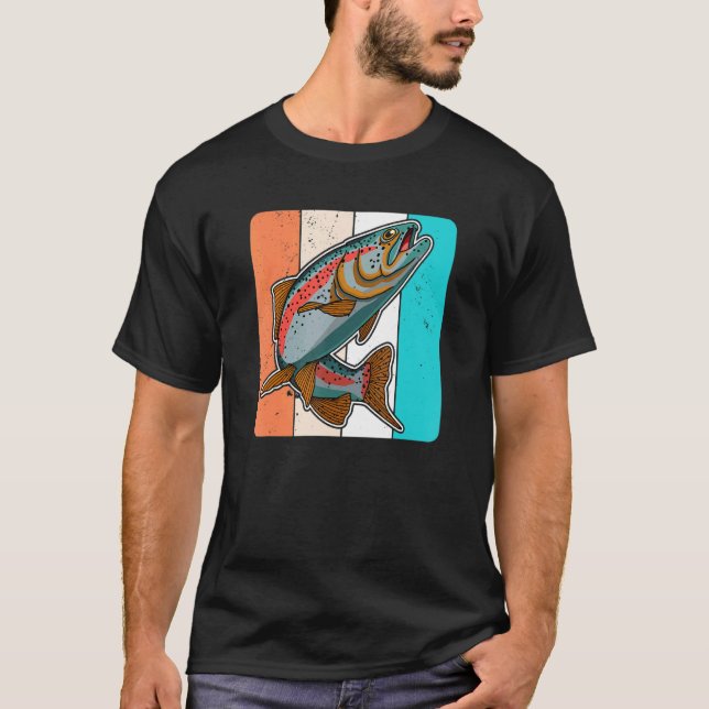 T-shirt Salmon Fish Fishing Holidays Scandinavia Norway 1 (Devant)