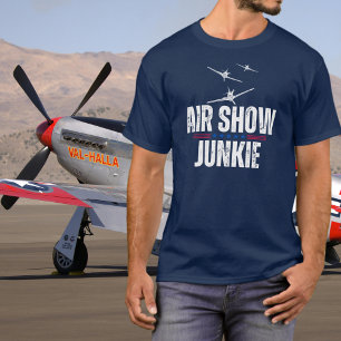 T-shirt Salon de l'avion vintage Junkie Aviation 2ÈME GUER