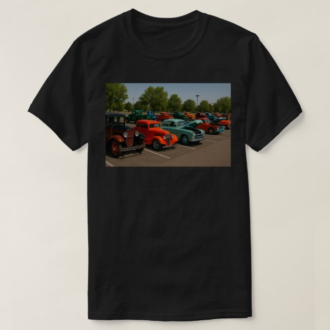 T-shirt Salon de voiture (Design devant)