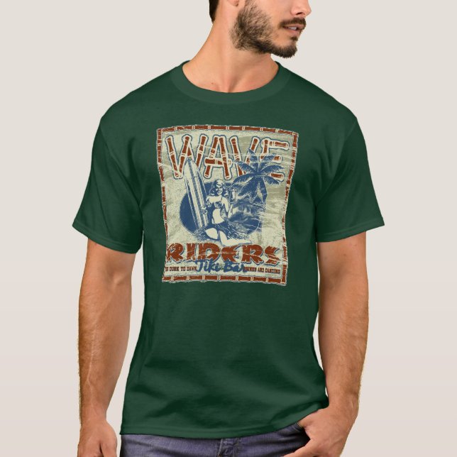 T-shirt salon de waveriders (Devant)