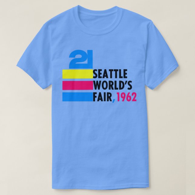 T-shirt Salon des mondes de Seattle 1962 (Design devant)