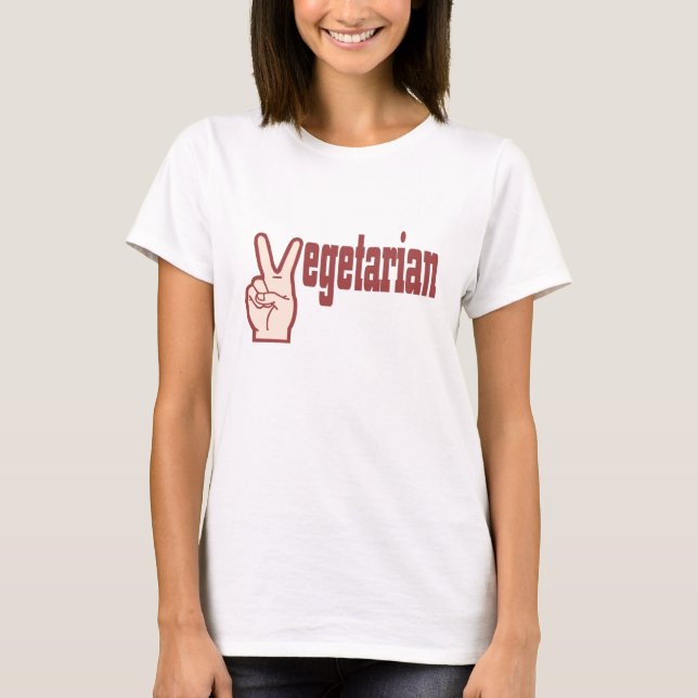 T-shirt Salon végétarien (Devant)