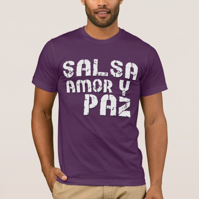 T-shirt Salsa Amor y Paz (Devant)