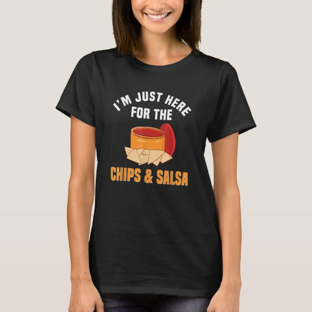 T-shirt Salsa And Chips Cuisine Cinco De Mayo Mexican Food (Devant)