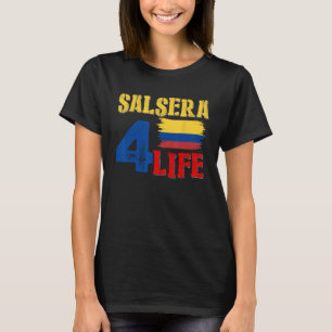 T-shirt Salsa Colombiana Cadeau, Fierté Drapeau Colombienn