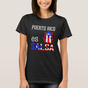 T-shirt Salsa Coqui Porto Rico Boricua Porto-Rico Pr Sa